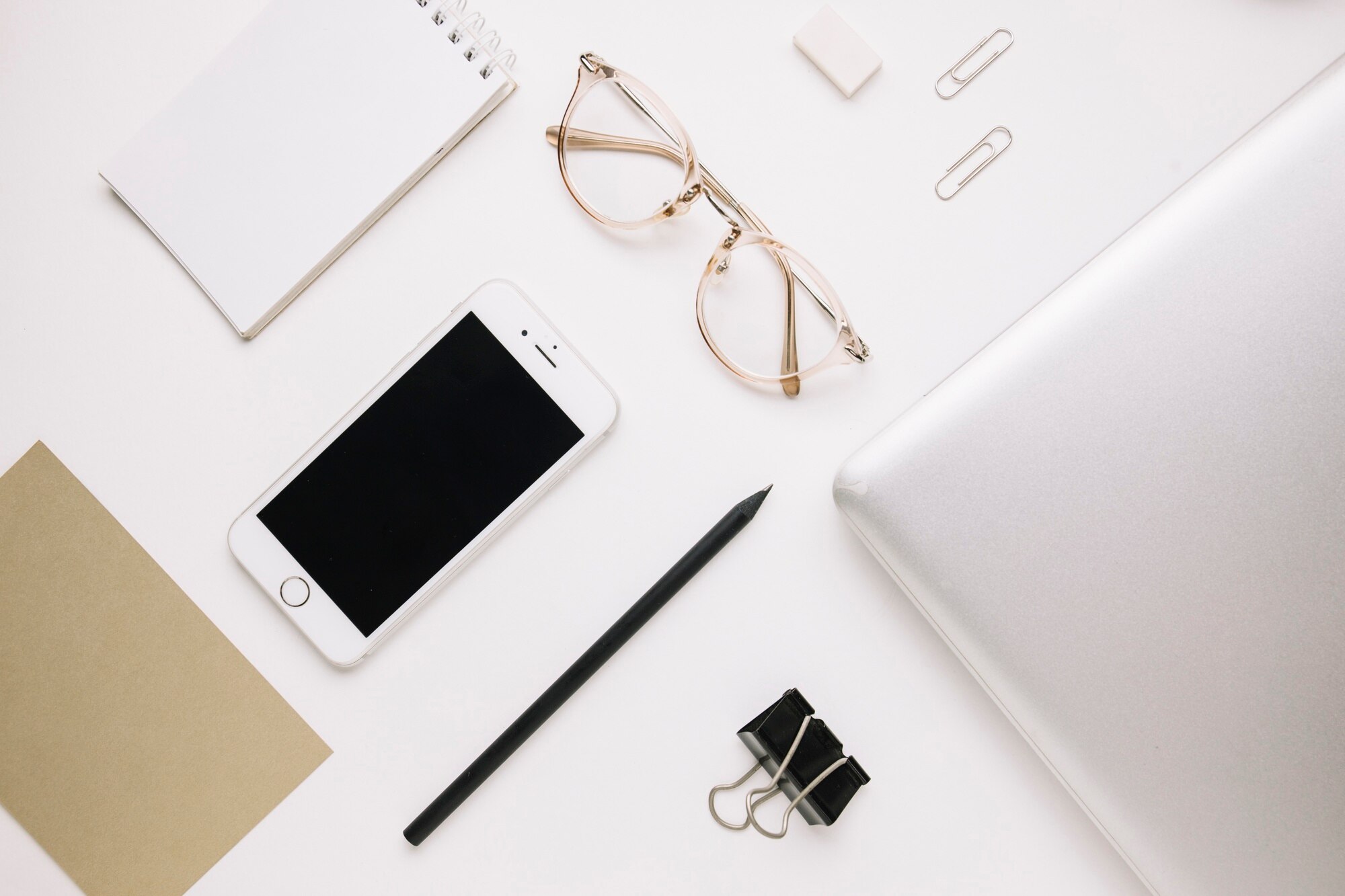 Detalle de escritorio minimalista